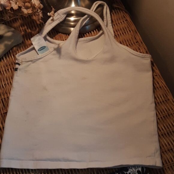 OLD NAVY BLACK & WHITE FLORAL SKORT SET 4T - Picture 5 of 7